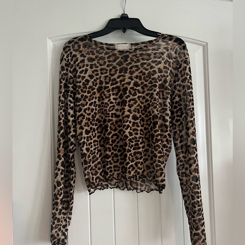 Cheetah Print Under Shirt
